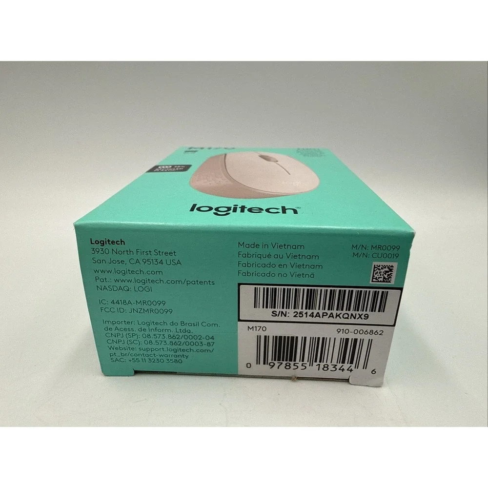 Logitech M170 Wireless Mouse for PC, Mac, Laptop, 2.4 GHz with USB Mini Receiver